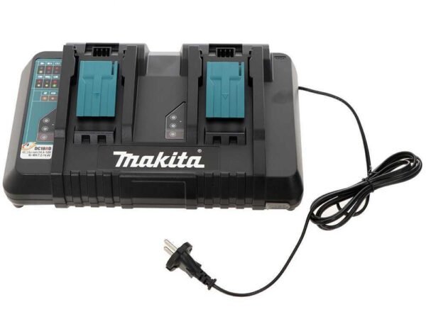 Makita DUC353Z 2x 18V mit 2x 5Ah Akku + 2x DC18RC – Bild 2